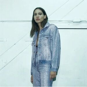 ZARA rhinestone jacket